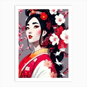 Asian Girl 22 Art Print