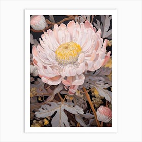 Everlasting Flower 3 Flower Painting Art Print