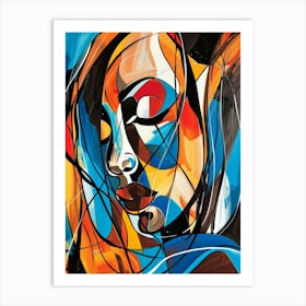 Abstract Of A Woman 68 Art Print