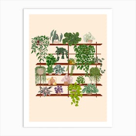 Plant Goals Shelf Art Print