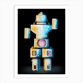 Uncle Robot Art Print