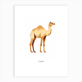 Camel Kids Animal Poster Art Print
