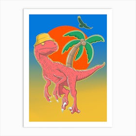 Raptor Summer Art Print