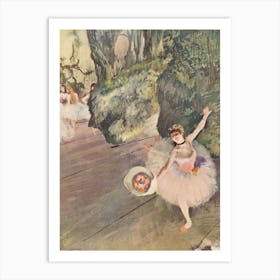 Dancer With A Bouquet Of Flowers Star Of The Ballet, Edgar Degas Art Print