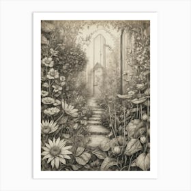 Garden Path Art Print