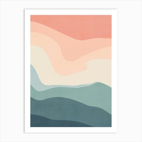 Abstract Waves 04 17 Art Print