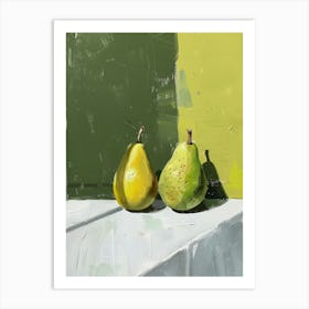 Two Pears 14 Art Print