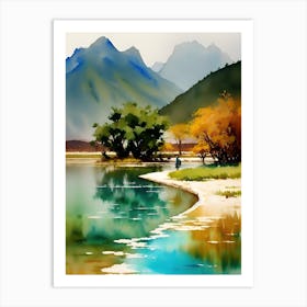 Landscape Painting 60 Art Print