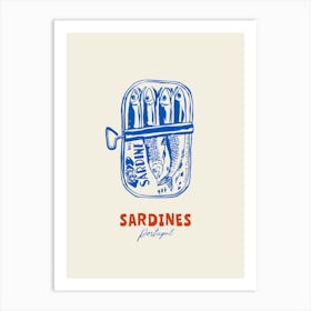 Sardines Portugal Art Print