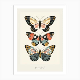 Colourful Insect Illustration Butterfly 9 Poster Art Print