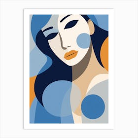 Abstract Of A Woman 22 Art Print