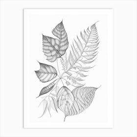 Leaf Pattern 6 Art Print