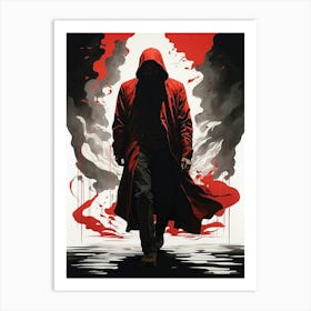 Red Cloak Art Print