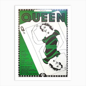 Queen Mega Rare Unique Poster From Spain 1979 Original Freddie Mercury Art Print