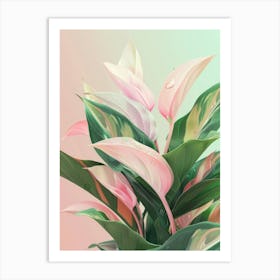 Pink Flowers Art Print