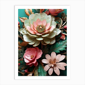 Flower Wall Art Art Print