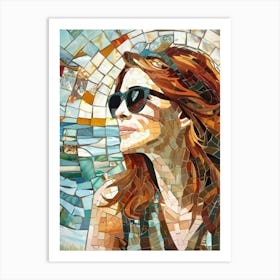 Mosaic Art 10 Art Print