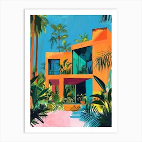 House In Palm Springs 1 Art Print