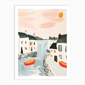 Travel Poster Happy Places Galway 2 Art Print