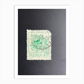 Postage Stamp Of Poland 7 Art Print