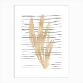 Gold Leaf Art Print