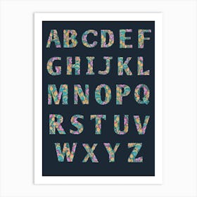Alphabet Art Print