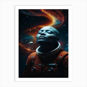 Space Woman Art Print