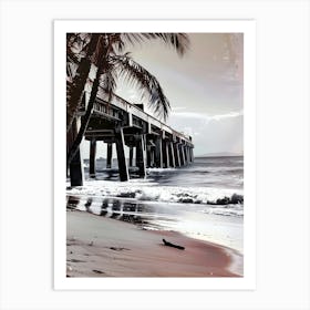 Pier Canvas Print Art Print