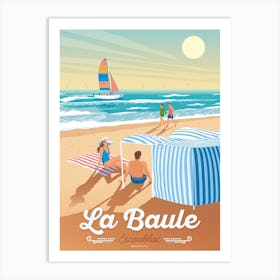 La Baule Escoublac France Art Print