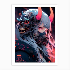 Demon Girl 2 Art Print