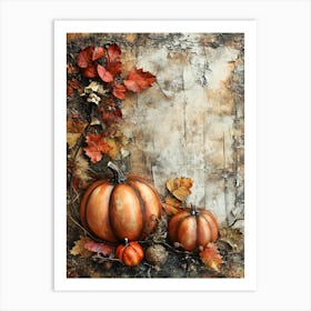 The Pumpkin Harvest 16 Art Print