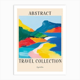 Abstract Travel Collection Poster Seychelles 1 Art Print