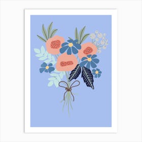 Bouquet Of Flowers Art Print