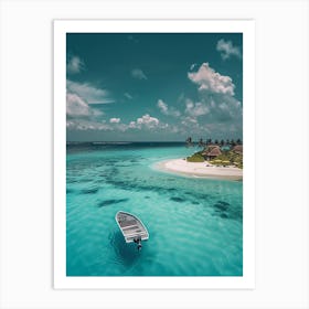 Maldives Island 1 Art Print