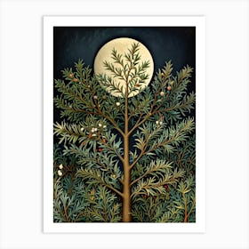 William Morris Full Moon Tree Art Print