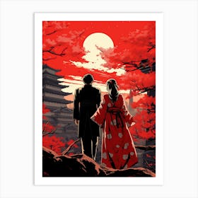 Asian Couple 1 Art Print