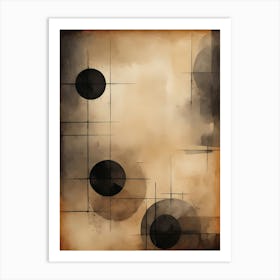 Abstract Geometric Painting (16) 1 Art Print