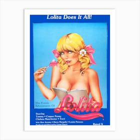Lolita, Sexy Movie Poster Art Print