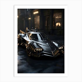 Batman Batmobile 12 Art Print