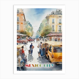 Mexico City Art Print