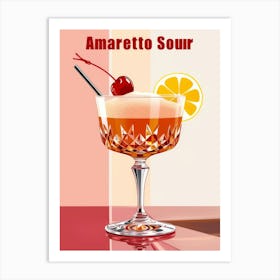 Amaretto Sour 2 Art Print