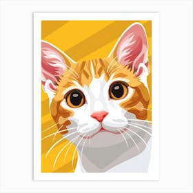 Portrait Of A Cat 1 Art Print