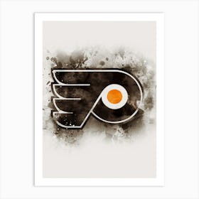 Philadelphia Flyers Watercolor Art Print