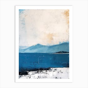 Lamia Luminosity in Minimalism, Greece Art Print