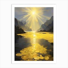 Golden Lily Art Print