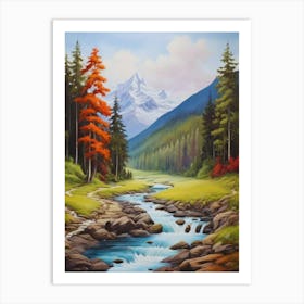 Mountain Stream 5 Art Print