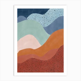 Abstract Landscape Painting No.2 Art Print