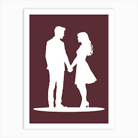 Couple Holding Hands 1 Poster