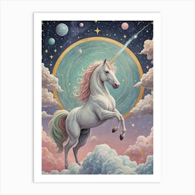 Magic Unicorn In The Sky no2 Affiche