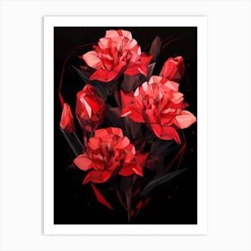 Red Roses Art Print